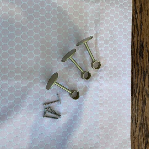 Pottery Barn Kids - White and Pink Polka Dot Blackout Curtains - XCLNT COND! - Picture 3 of 3